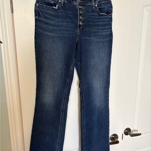 Silver Jeans Dark Blue Flare Leg Denim